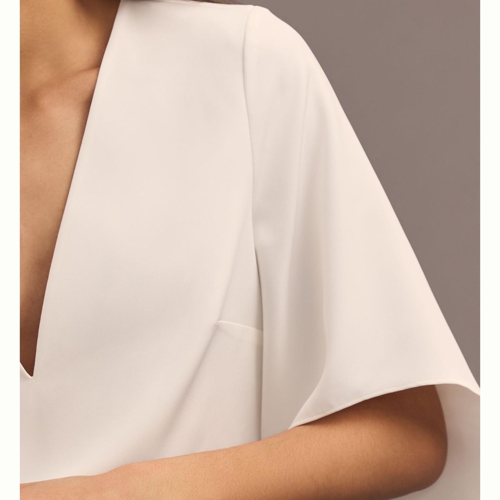 Anthropologie Mare Mare v neck cape blouse - Picture 4 of 8